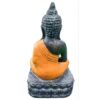 BUDDHA sitzend Lavastein 40 cm Figur Feng Shui Meditation Skulptur Lotus