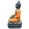 BUDDHA sitzend Lavastein 40 cm Figur Feng Shui Meditation Skulptur Lotus
