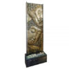 XXL Buddha 2 gesichter Brunnen 200cm Wasserspiel Lavastein Wasserwand Wasserfall
