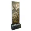 XXL Buddha 2 gesichter Brunnen 200cm Wasserspiel Lavastein Wasserwand Wasserfall