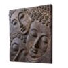 buddha kopf gesicht wandrelief figur lavastein antik asian deko k038