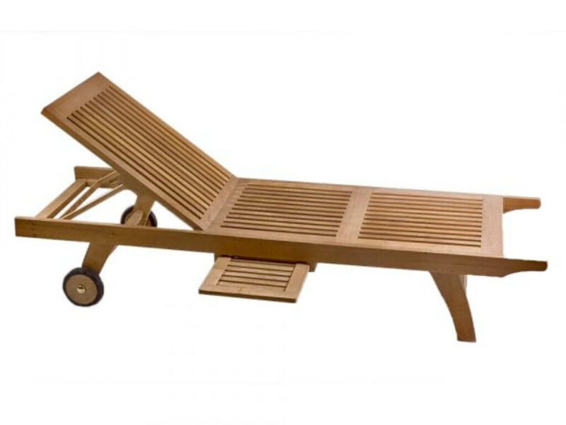 gartenmöbel sonnenliege teak holz palermo hotel wt1372