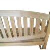 Gartenmöbel Teakholz 150x61cm Gartenbank Teak holz bank massiv Anna DI2907