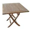 gartenmöbel teakholz gartentisch 70x76cm quadratisch tisch teak massiv jessica di2924