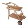 Gartenmöbel Teakholz Servierwagen 70x45cm Teak massiv Eva DI2903