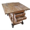 Gartenmöbel Teakholz Servierwagen 105x42cm Teak massiv Sofia DI2904