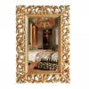 Spiegel Carla Barock Stil Mahagoni Gold