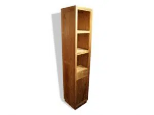 Hochschrank Lioni aus Teakholz Massivholz 40 x 40 x 200