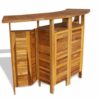 gartentheke teak massivholz tequila bar tresen stehteke elice