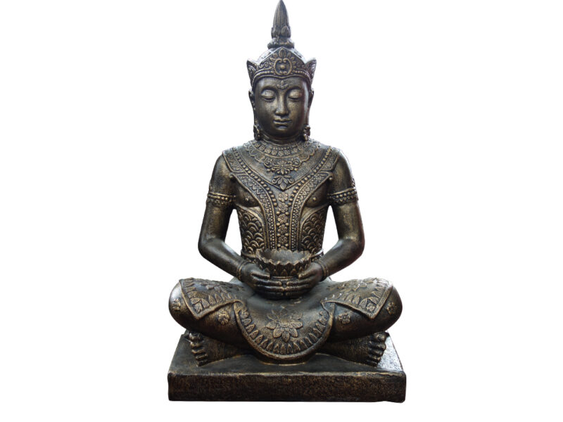 buddha stein statue skulptur asie steinfigur garten deko k052