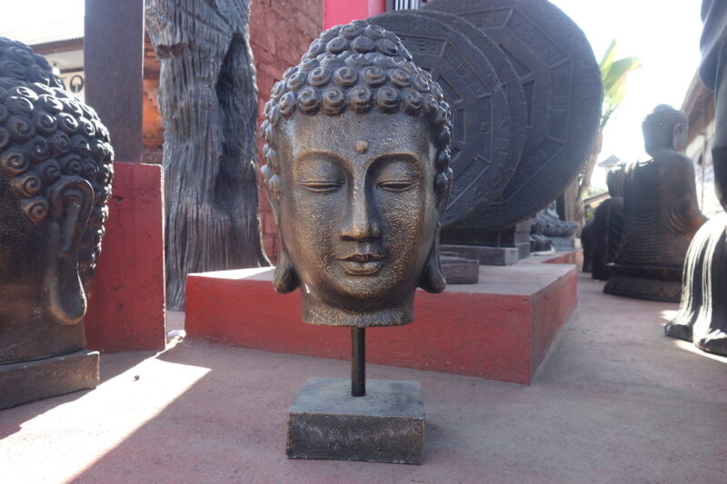 buddha korp stein statue skulptur asie steinfigur deko k053