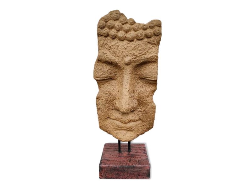 k055 buddha gesicht stein statue skulptur asie steinfigur deko 3