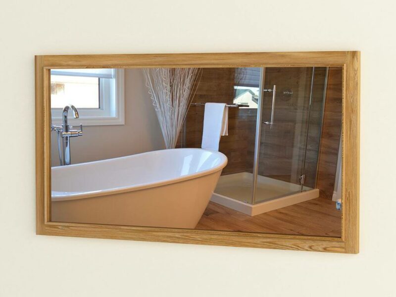 spiegel turin 62 teakholz wandspiegel holzrahmen badezimmer rbk2354