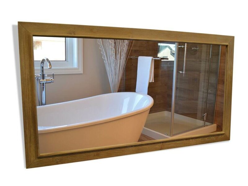 spiegel turin 62 teakholz wandspiegel holzrahmen badezimmer rbk2354 – bild 6