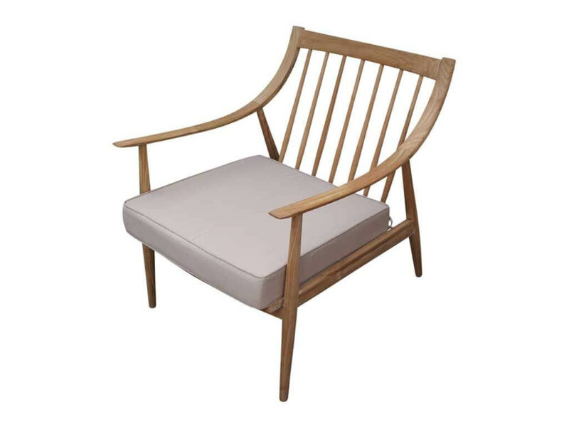 lazy chair cameo aus teakholz relaxstuhl gartensessel lehnstuhl indoor-outdoor di2931