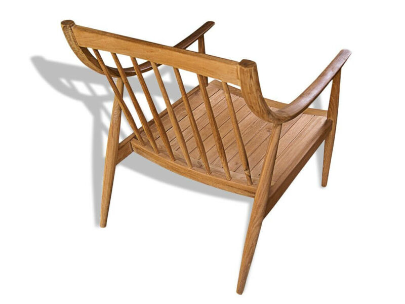 lazy chair cameo aus teakholz relaxstuhl gartensessel lehnstuhl indoor-outdoor di2931 – bild 5