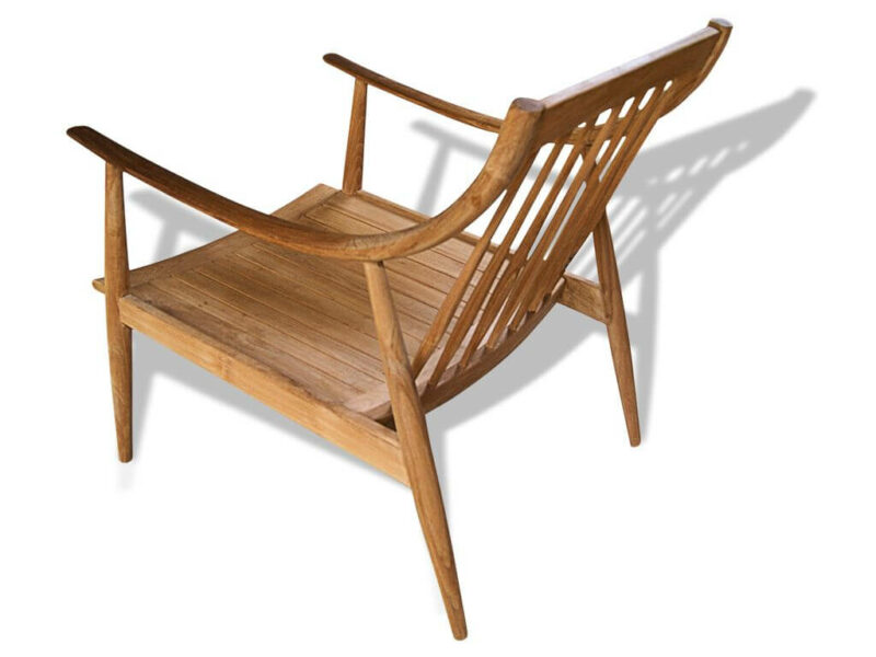lazy chair cameo aus teakholz relaxstuhl gartensessel lehnstuhl indoor-outdoor di2931 – bild 6