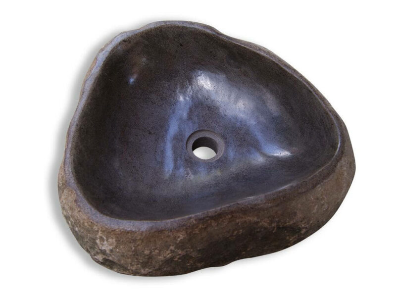 naturstein flussstein waschbecken ft3525