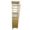 km3417 badmoebel teak holz teakfarbe 45cm hochschrank neves 2