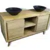 km3443 badmoebel teak holz teakfarbe unterschrank 140cm waschtisch bia double 3