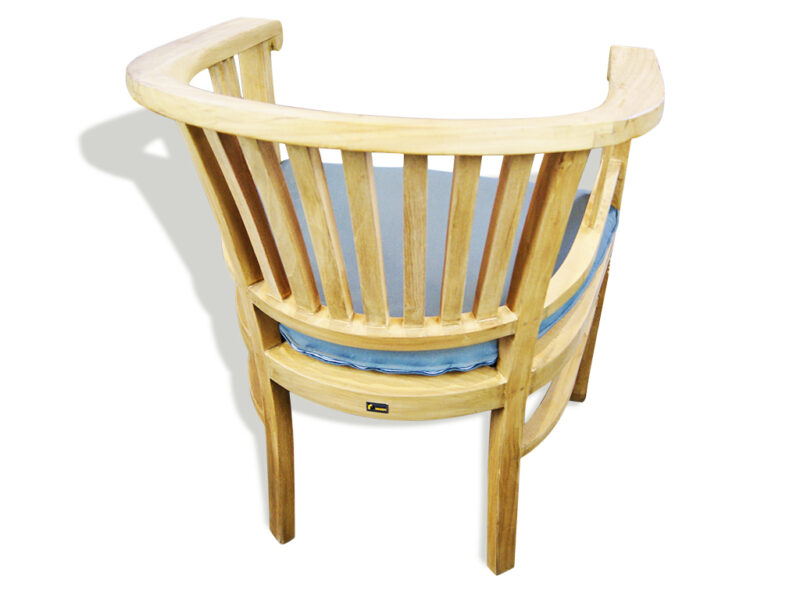 holzstuhl gartenstuhl 60cm esszimmerstuhl teakholz massiv armlehne gartensessel di2942 – bild 6
