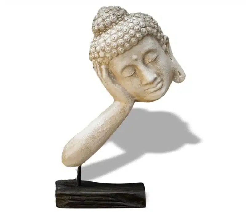 k085 buddha kopf lavastein asian antik skulptur weiss 1 1