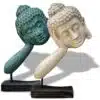 k085 buddha kopf lavastein asian antik skulptur weiss 1