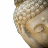 k085 buddha kopf lavastein asian antik skulptur weiss 3 1 buddha kopf aus lavastein