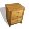 ad1674 massiv teakholz schlafzimmermoebel holz schubladenkommode nachtkaestchen 5