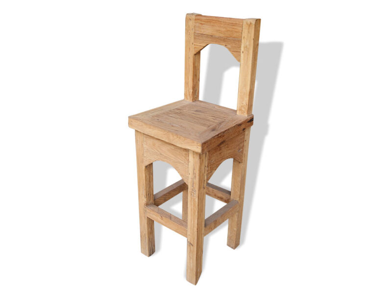 barstuhl amalfi - teakholz gartenstuhl 40cm massivholz ls2539