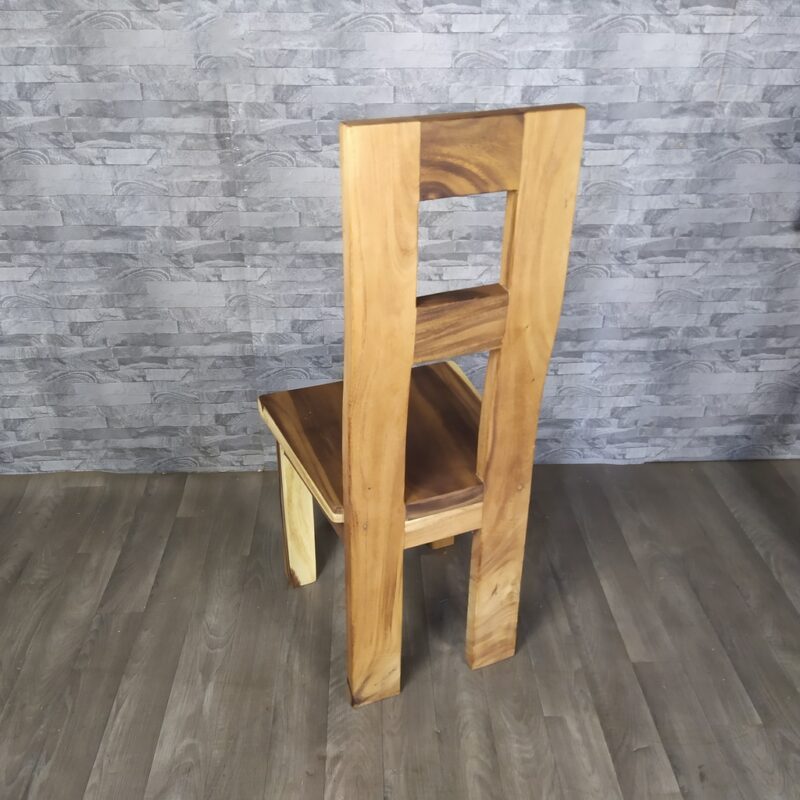 küchenstuhl aus suar-akazienholz massivholz esszimmerstuhl holzstuhl g232 – bild 7