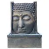 kb026 buddha brunnen wasserfall wasserwand relif