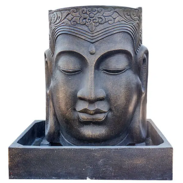 Buddha Kopf Brunnen 100cm