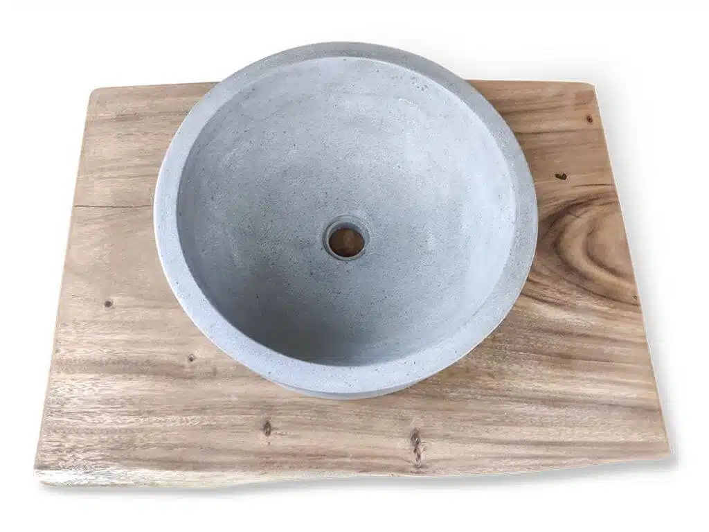 rbs1119 badmoebel badezimmer massiv waschschale waschschuessel steinwaschbecken beton concrete zement aufsatwaschbecken 1