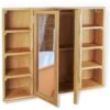 rbm2434-Badmoebel-massiveholz-teakholz-100cm-spiegelschrank-milano-01-8