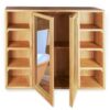 rbm2434-Badmoebel-massiveholz-teakholz-100cm-spiegelschrank-milano-01-9