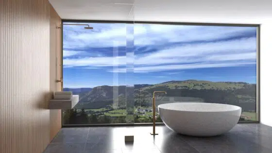 rbb3002 terrazzo badewanne rund steinwanne freistehende spa 170cm Badezimmer 2