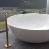 rbb3002 terrazzo badewanne rund steinwanne freistehende spa 170cm badezimmer 3
