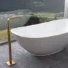 rbb3004 terrazzo badewanne oval steinwanne freistehende spa 180cm badezimmer 3