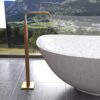 rbb3004 terrazzo badewanne oval steinwanne freistehende spa 180cm badezimmer 4