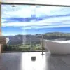 rbb3007 terrazzo badewanne oval steinwanne freistehende spa 180cm badezimmer 1