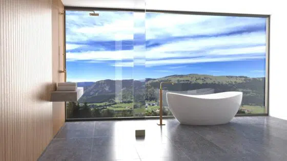 rbb3007 terrazzo badewanne oval steinwanne freistehende spa 180cm Badezimmer 1