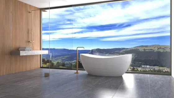 rbb3007 terrazzo badewanne oval steinwanne freistehende spa 180cm Badezimmer 3