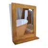 rbk2350 badmoebel teakholz natur 50cm wandspiegel turin58 1