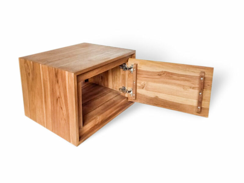 hängewaschtisch turin 31 aus teakholz 60cm badmöbel-badschrank rbk2329 a – bild 4