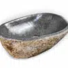 rbs1193 waschbecken flussstein naturstein waschschale aufsatzwaschbecken 50cm 2