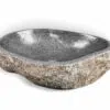 rbs1197 waschbecken flussstein naturstein waschschale aufsatzwaschbecken 50cm 5