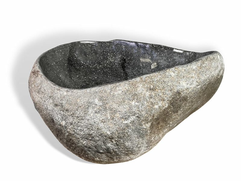 naturstein flusstein waschbecken findling 44cm waschschale aufsatzwaschbecken rbs1208 – bild 4
