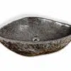 waschbecken flussstein naturstein waschschale aufsatzwaschbecken 50cm rbs1222 5
