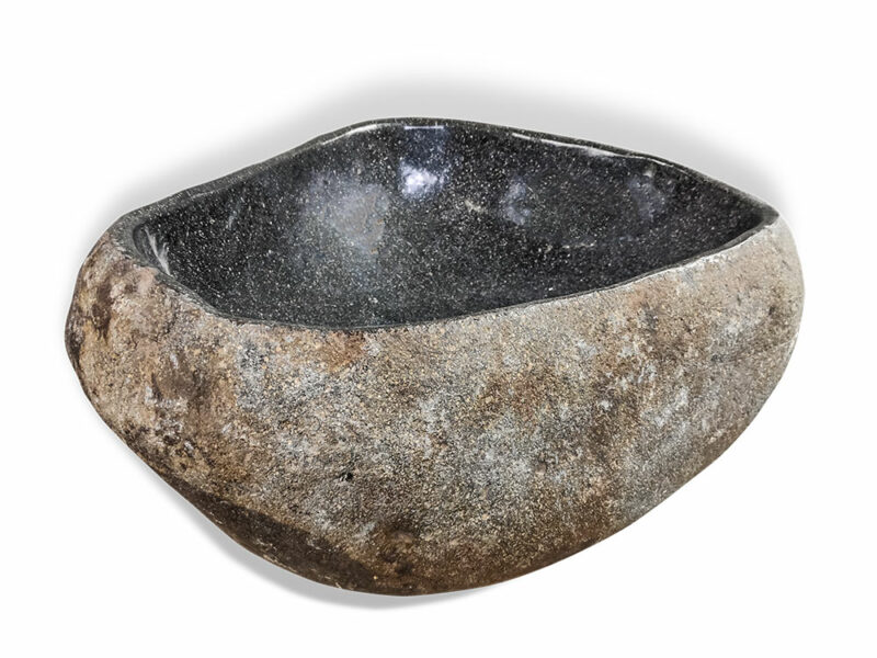 naturstein flusstein waschbecken findling 51cm waschschale aufsatzwaschbecken rbs1212 – bild 4